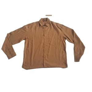 SKIMS Cover Ups Long Sleeve Button Down Shirt | Oversized Top | Almond XXS NWT